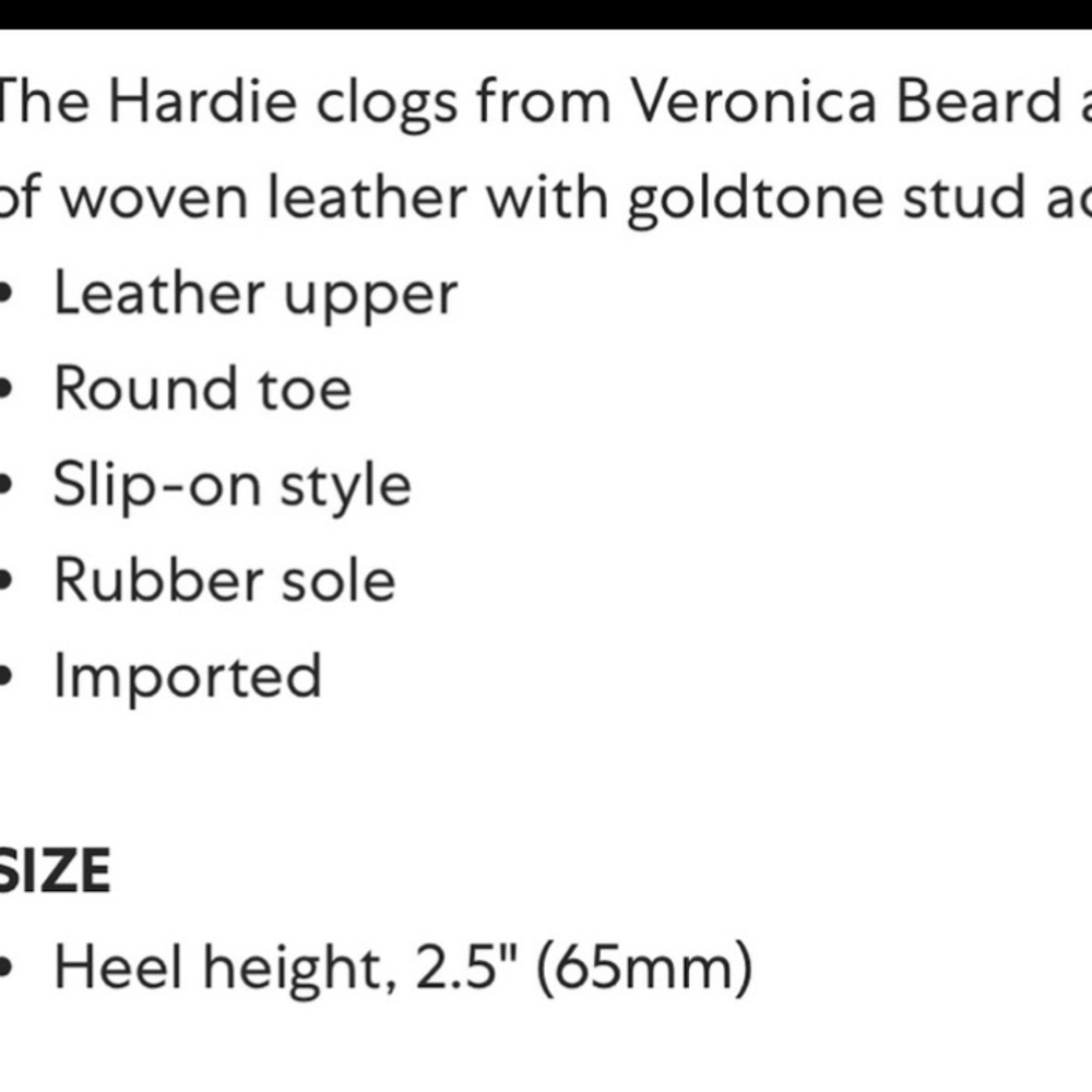 Veronica Beard - Hardie Woven Leather Clogs NWOT - Picture 7 of 7